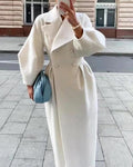 Phyllis | Women's Double-Breasted Maxi Coat