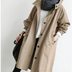Raegan | Women's Oversized Hooded Trench Coat - Beige