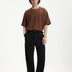 Miles | Men's Wide Leg Trousers - Black