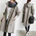 Raegan | Women's Oversized Hooded Trench Coat