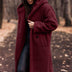Allison | Women's Hooded Teddy Coat - Red
