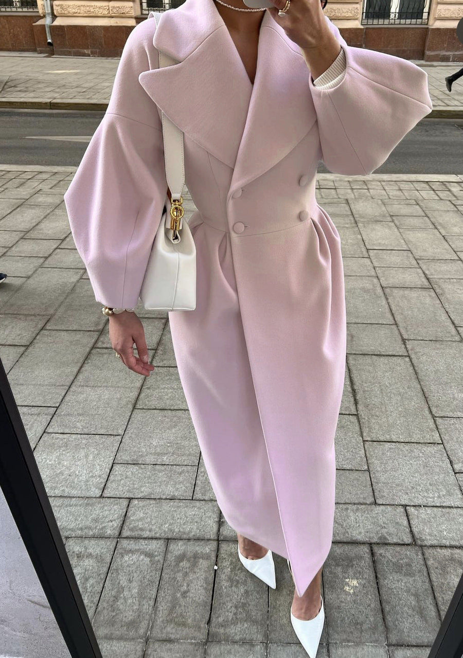 Phyllis | Women's Double-Breasted Maxi Coat