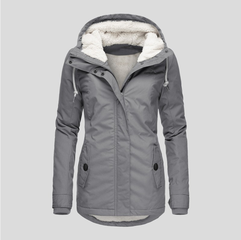 Jessica | Women's Fleece-Lined Hooded Jacket