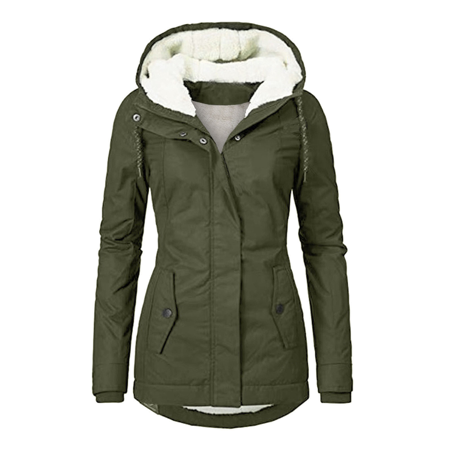 Jessica | Women's Fleece-Lined Hooded Jacket