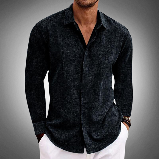 Joaquin | Men's Long Sleeve Casual Shirt in Luxe Fabric