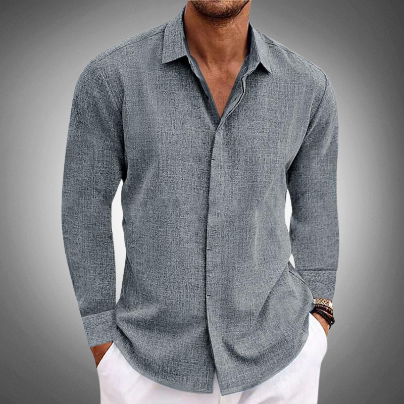 Joaquin | Men's Long Sleeve Casual Shirt in Luxe Fabric