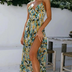 Liliana | Women’s Vibrant Lightweight Flowy Summer Dress - Green