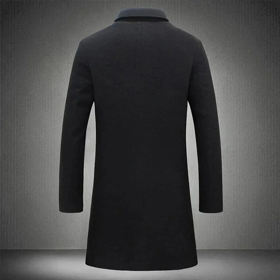 Mason | Men's Long Button-Front Coat