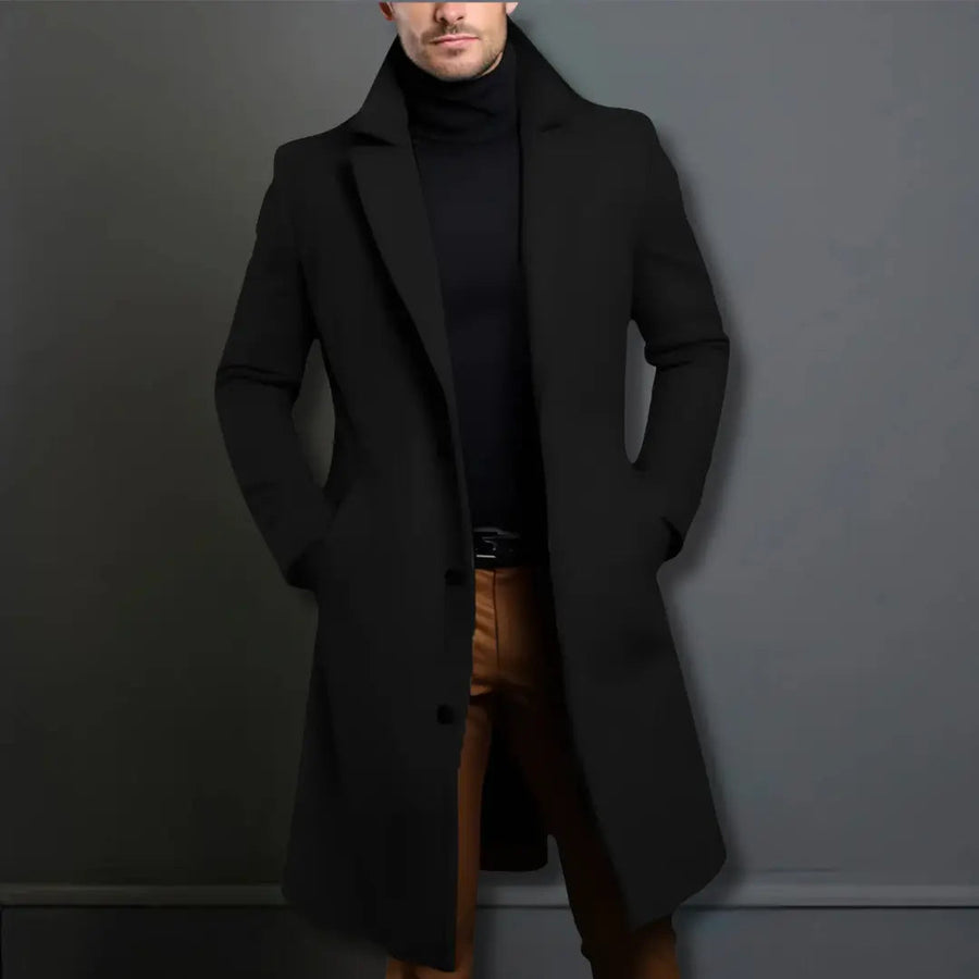 Mason | Men's Long Button-Front Coat