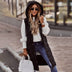 Phoebe | Women's Long Hooded Puffer Vest - Black