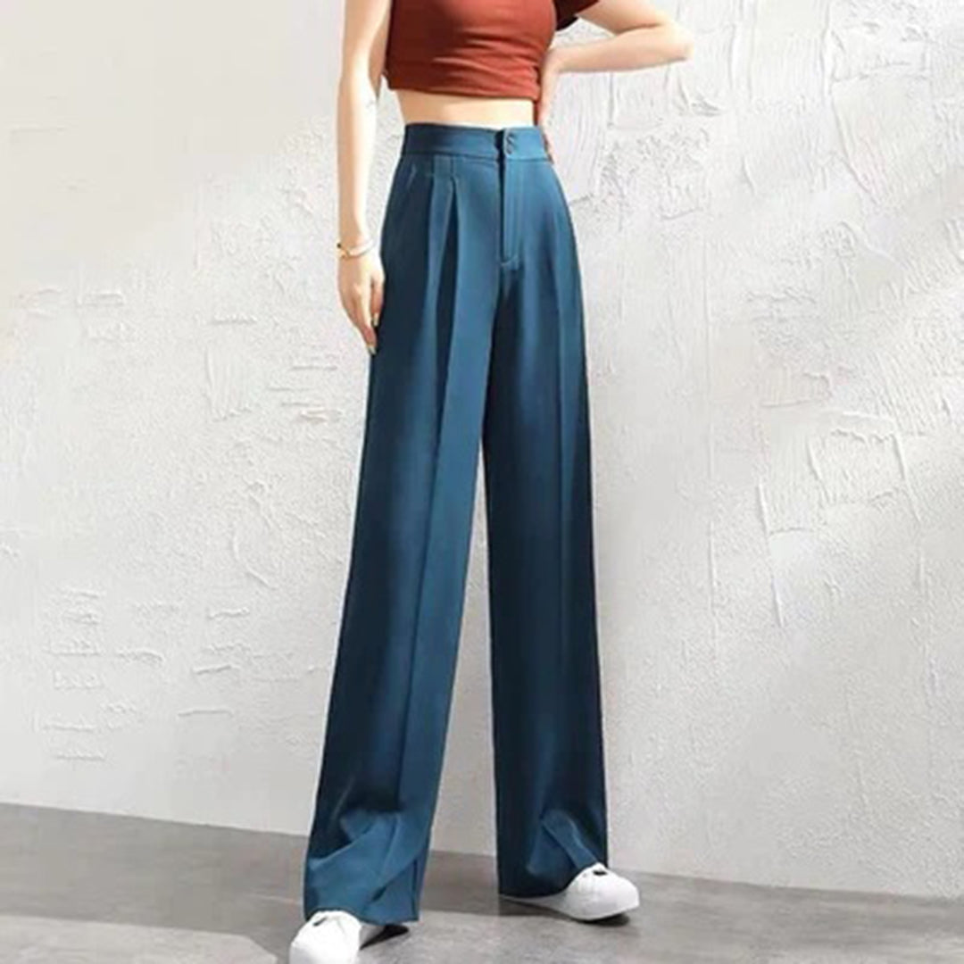 Michelle | Lightweight High-Waisted Wide Leg Pants