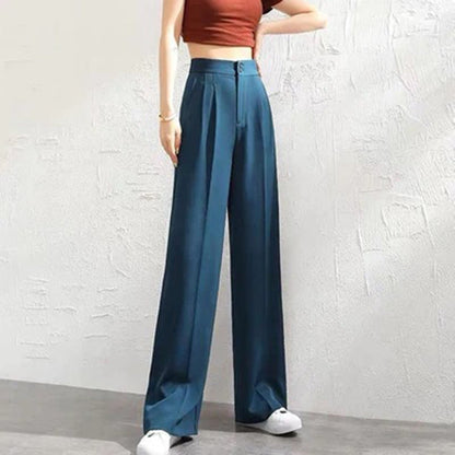 Michelle | Lightweight High-Waisted Wide Leg Pants