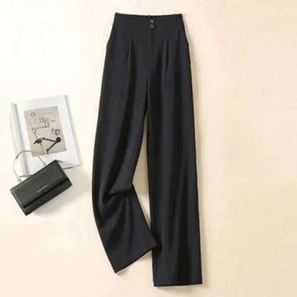 Michelle | Lightweight High-Waisted Wide Leg Pants