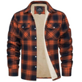 Derrick | Men's Sherpa-Lined Plaid Shirt Jacket