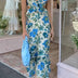 Amara | Elegant Summer Maxi Dress - Sleeveless Ruffle Straps - Blue