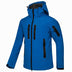 Percy | Men's Full Zip Hooded Jacket in Luxe Fabric - Blue