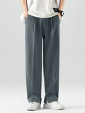 George | Men's Straight Leg Trousers - Relaxed Fit - Soft Fabric