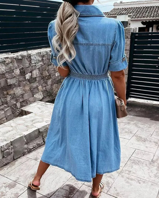 Sue | Chic Denim Dress for Any Occasion