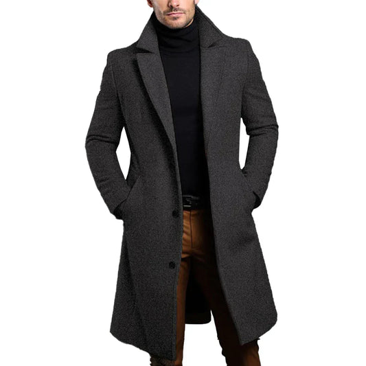 Henry | Men's Slim-Fit Long Formal Coat