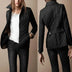 Sanne | Women's Diamond Quilted Casual Jacket - Black
