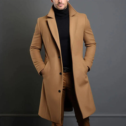 Henry | Men's Slim-Fit Long Formal Coat