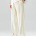 George | Men's Straight Leg Trousers - Relaxed Fit - Soft Fabric - White