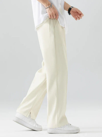 George | Men's Straight Leg Trousers - Relaxed Fit - Soft Fabric