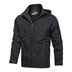 Edison Men's Lightweight Hooded Jacket - Black