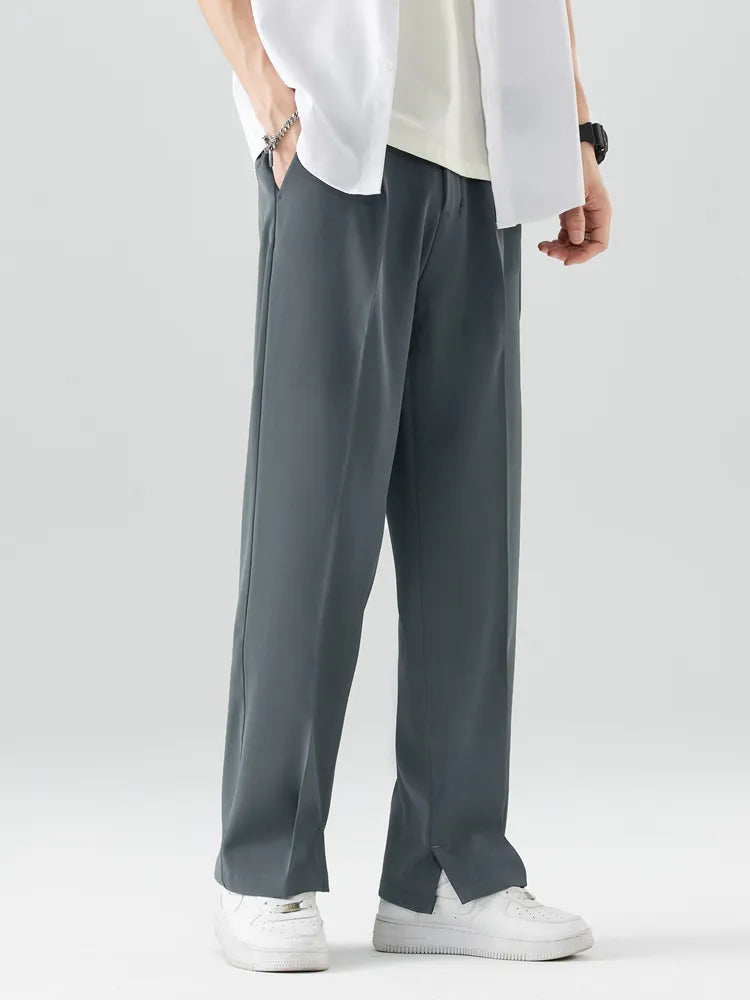 George | Men's Straight Leg Trousers - Relaxed Fit - Soft Fabric