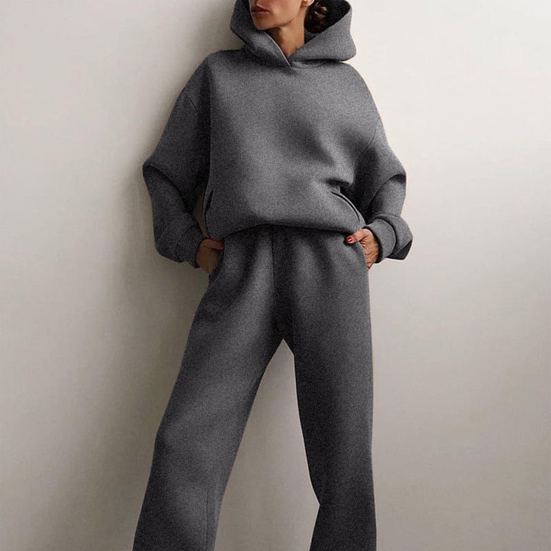 Esther | Women's Luxe Relaxed Fit Hoodie Jogger Set