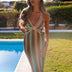 Amber Effortless Elegance Maxi Dress with Retro Charm - Multicolor