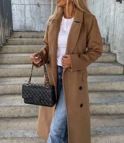 Rhonda | Women's Belted Double-Breasted Overcoat