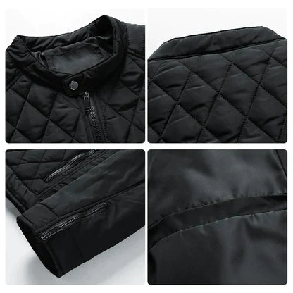 William Men's Lightweight Quilted Bomber Jacket