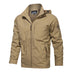 Edison Men's Lightweight Hooded Jacket - Khaki