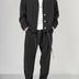 Raphael | Men's Relaxed Fit Two-Piece Pant Set - Black