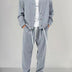 Raphael | Men's Relaxed Fit Two-Piece Pant Set - Light Gray