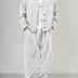 Raphael | Men's Relaxed Fit Two-Piece Pant Set - White