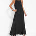 Piper | Elegant Slit Dress - Black