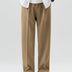 George | Men's Straight Leg Trousers - Relaxed Fit - Soft Fabric - Khaki