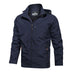Edison Men's Lightweight Hooded Jacket - Navy Blue