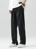 George | Men's Straight Leg Trousers - Relaxed Fit - Soft Fabric