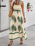 Lauren | Summer Bohemian Long Dress in Luxurious Fabric