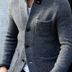 Edward | Men's Casual Button-Down Jacket - Gray