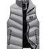 Carlton Men's Puffer Vest Jacket - Gray