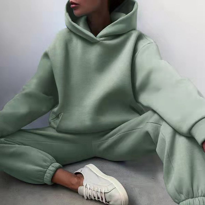 Esther | Women's Luxe Relaxed Fit Hoodie Jogger Set