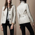 Sanne | Women's Diamond Quilted Casual Jacket - White