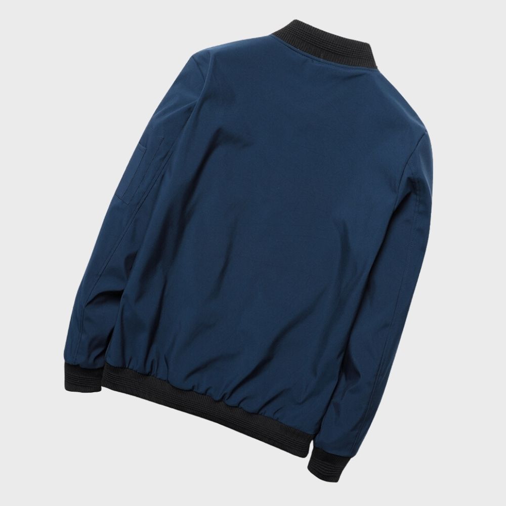 Darryl | Men's Luxurious Zip-Up Bomber Jacket