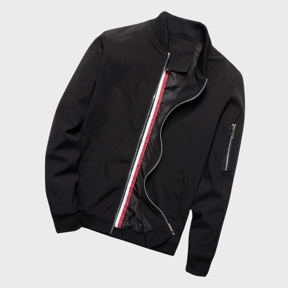 Darryl | Men's Luxurious Zip-Up Bomber Jacket