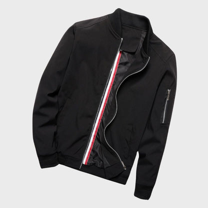 Darryl | Men's Luxurious Zip-Up Bomber Jacket