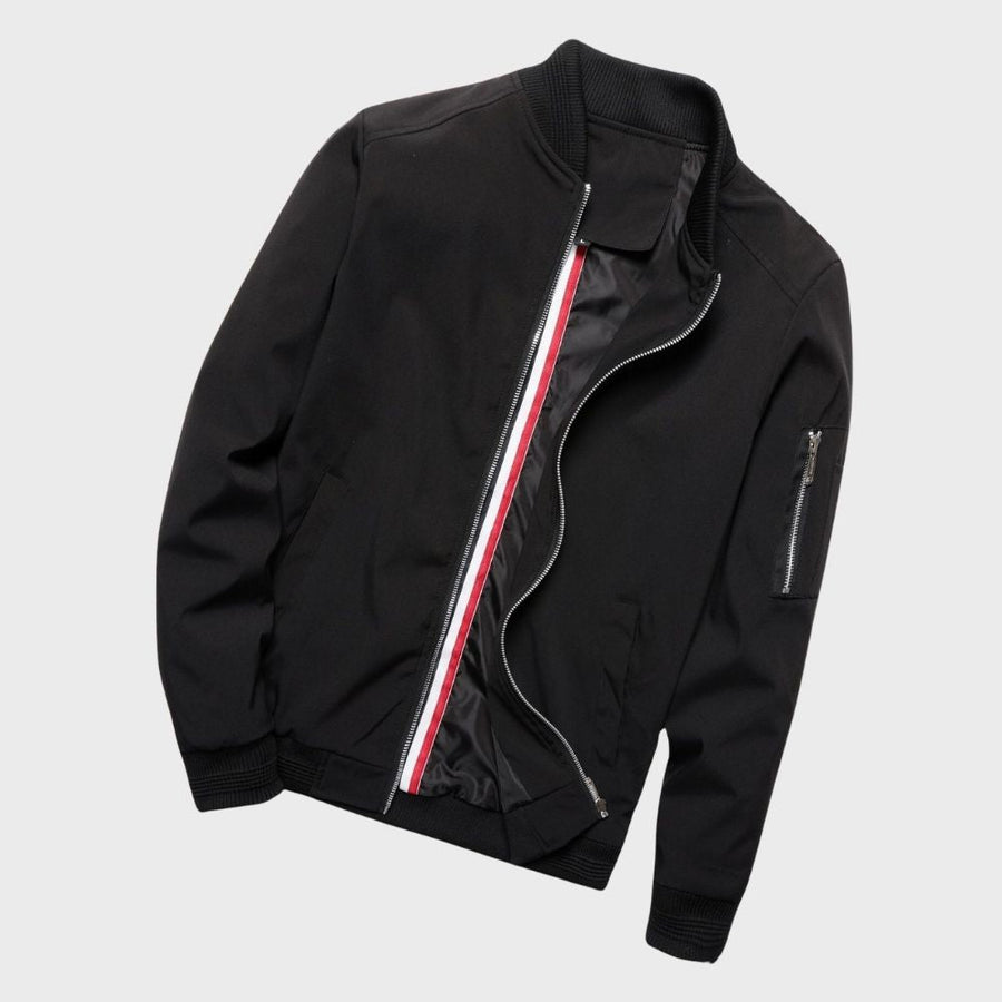 Darryl | Men's Luxurious Zip-Up Bomber Jacket